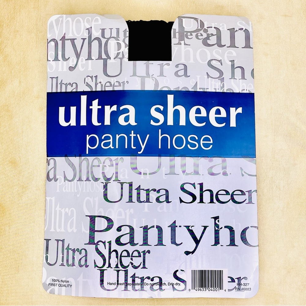 Ultra Sheer Pantyhose Women In Navy Fits 5’- 5’8” Ht & 100 - 160 lbs One Size